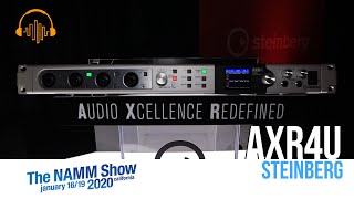 NAMM 2020  AXR4U by Steinberg [upl. by Esinnej]