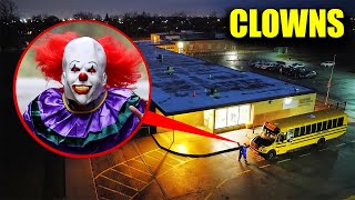 Drone Catches Clown INVASION at STROMEDYS House They Captured STROMEDY [upl. by Eimmaj275]