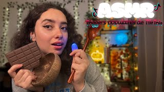 🌙 ASMR FRANÇAIS  LES TRIGGERS POPULAIRES DU MOMENT SUR TIKTOK  💤 coconut rainbugs [upl. by Tilden]