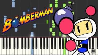 Bomberman Theme  Piano Tutorial by Easy Piano [upl. by Adnoved445]