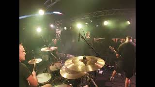 The Gakk  News In The Clock live at Rebellion Festival DRUM CAM [upl. by Paulie]