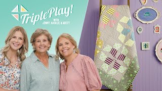 Triple Play How to Make 3 NEW Periwinkle Leg Quilts  Free Quilting Tutorial [upl. by Cryan]