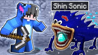 Playing Minecraft as HELPFUL SHIN SONIC [upl. by Ingar]