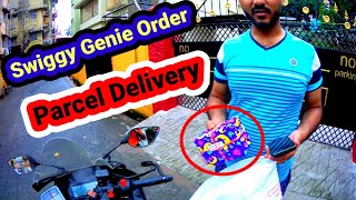 Swiggy Parcel Delivery  How to deliver Swiggy Genie order 👍 [upl. by Ennairod]