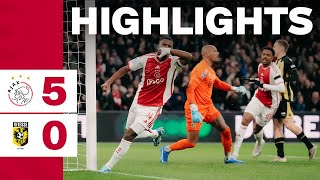 Great goals great win ⚪🔴⚪  Highlights Ajax  Vitesse  Eredivisie [upl. by Anaira]