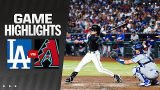 Dodgers vs Dbacks Game Highlights 9124  MLB Highlights [upl. by Nryhtak439]