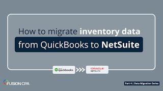 How to migrate inventory data from QuickBooks to NetSuite  netsuitetutorial netsuite [upl. by Hort420]