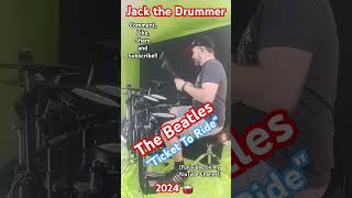 The Beatles  quotTicket To Ridequot drum playthrough jackthedrummer [upl. by Meeharb]