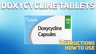 Doxycycline tablets how to use How and when to take it Who cant take Doxycycline [upl. by Elonore]