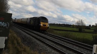 Very slow moving NMT Flying Banana HST at Collins Lane Level Crossing [upl. by Alejandrina879]