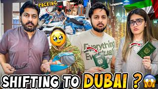 HUM PERMANENTLY DUBAI SHIFT HO RHYE 😍  Bhai amp Bhabhi Ka Reaction 🥹  Mama Ny Packing Shuru Ker De 😂 [upl. by Adora]