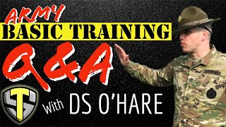 Drill Sergeant O’Hare Army Basic Training Q Interview on Basic Training Tips [upl. by Norret]