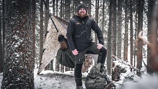 Winter Hängematten Overnighter 4 Grad  Warbonnet Blackbird XLC  hammock hammockcamping [upl. by Zoila]