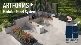 Belgard Artforms™ Modular Panel System [upl. by Olnek]