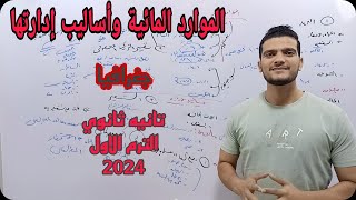 الموارد المائية وأساليب إدارتها  جغرافيا  تانيه ثانوي الترم الاول 2024  افهمها  تقفلها [upl. by Kirima939]