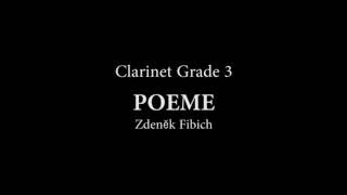 Poeme by Zdeněk Fibich  for Clarinet and Piano [upl. by Acemat549]