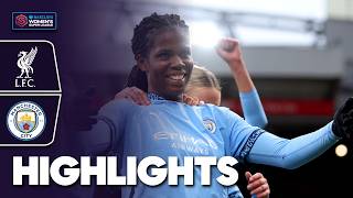 A strong finisher from Shaw  Liverpool v Manchester City Highlights  Barclays WSL 202425 [upl. by Anilatac418]