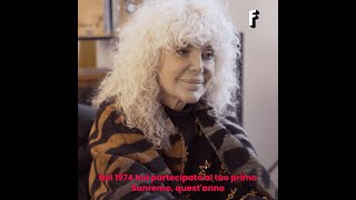 Sanremo 2022 la cantante Donatella Rettore parla della sua carriera e dell’infanzia [upl. by Ecirtaeb]