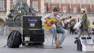 Amazing street guitar performance by Imad Fares quot Gipsy Kings quot cover [upl. by Novonod]