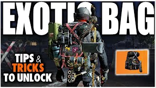 THE DIVISION 2  HOW TO GET THE NEW EXOTIC BACKPACK ACOSTA GOBAG amp HOW IT WORKS [upl. by Devina]