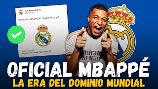 ¡Completamente Oficial 🔴 KYLIAN MBAPPÉ ya es JUGADOR del REAL MADRID • La Era del Dominio Mundial [upl. by Camille47]