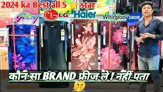 2024🔥 TOP 5 BRAND🥶🥶 REFRIGERATOR IN INDIA UNDER 20K FRIDGE 💯REVIEW fridge refrigerator [upl. by Azilef]