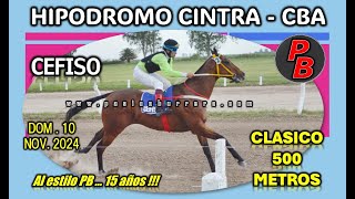 CEFISO HIPODROMO MUNICIPAL CINTRA  CORDOBA 10112024 [upl. by Schonfeld]