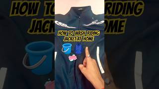 How to wash Riding Jacket at home washing ridingjacket home 2024 rynox [upl. by Hogue]