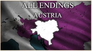 All Endings AUSTRIA the Weltreich lore [upl. by Htenek]