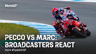 How the world heard Bagnaia and Marquez Jerez battle 🗣️  2024 SpanishGP [upl. by Richter242]