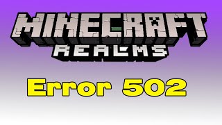 Minecraft realms error 502 Minecraft could not connect outdated server [upl. by Tnaryb]