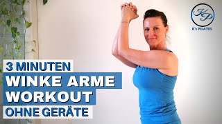 3 Minuten schöne Arme Workout Anfängerstraffe Arme ohne Geräte für VielbeschäftigteTag 3 [upl. by Seek]