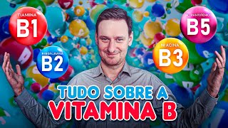 VITAMINAS DO COMPLEXO B TIAMINA RIBOFLAVINA NIACINA ÁC PANTOTÊNICO [upl. by Neu372]