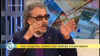 TV3  Els Matins  Lluís Llongueras seixanta anys dedicats a la perruqueria [upl. by Ronni]