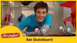 Artzooka – Halloween Crafts for Kids – Bat Skateboard [upl. by Edieh]