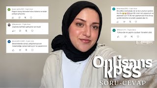 ÖNLİSANS KPSS  SoruCevap🙆‍♀️ Çalışma programım Hangi kaynakları kullandım kpss2024 kpss [upl. by Lamphere447]