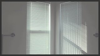 Bathroom mini blind installation [upl. by Fielding]