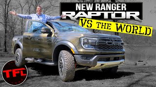 The 2024 Ford Ranger Raptor Is Bonkers Will It Crush the Colorado ZR2 Tacoma TRD Pro and Rubicon [upl. by Valina]