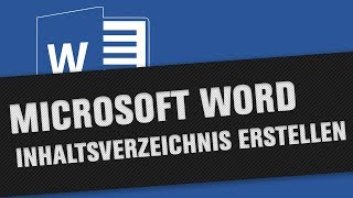 Automatisches Inhaltsverzeichnis in Word erstellen  Tutorial [upl. by Inglebert102]