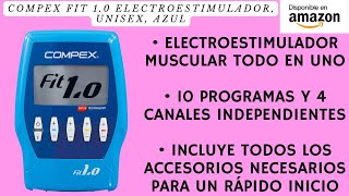 Compex Fit 10 Electroestimulador Unisex Azul [upl. by Xylia357]