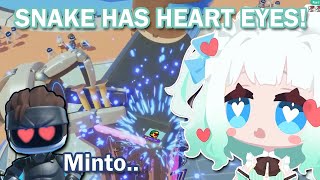 Mint loses it after seeing Snake with heart eyes 【Maid Mint Fantome】 [upl. by Hartman]