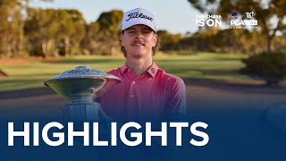 2024 WA PGA  Round 4 Highlights [upl. by Araf]