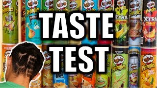 PRINGLES TASTE TEST CHALLENGE LOSER CUTS HAIR [upl. by Zelma447]