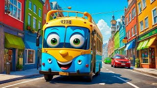 The Wheels on the Bus  Nursery Rhymes  Kids Songs  Fun and Learning [upl. by Annaeerb]