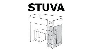 How to assemble the STUVA storage unit [upl. by Ihdin]