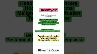 Bleomycin In a nutshell [upl. by Adliw972]