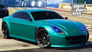 Exemplar Review amp Best Customization amp Test Drive  GTA 5 Online Aston Martin Rapide  Cheap Sedan [upl. by Suilenroc903]