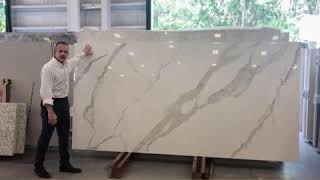 Infinity Porcelain  Statuario Polished Countertop [upl. by Nichani804]