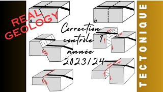 Correction contrôle 1 année 202324 Tectonique analytique [upl. by Milks]