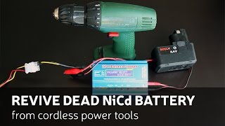 How to revive dead NiCd battery from cordless power tools [upl. by Harcourt]